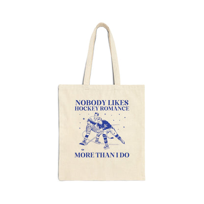 Hockey Romance Book Lover Tote Bag
