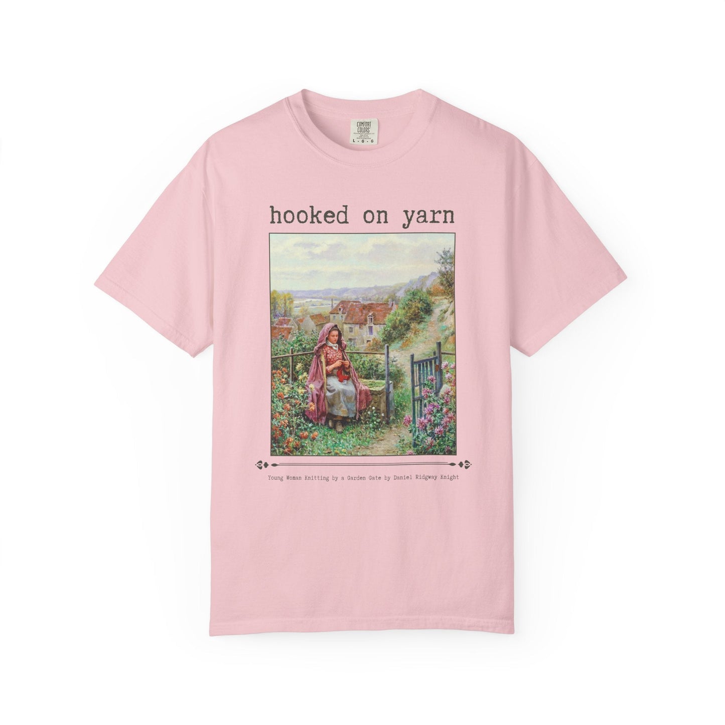 Hooked on Yarn Floral Art History Tee