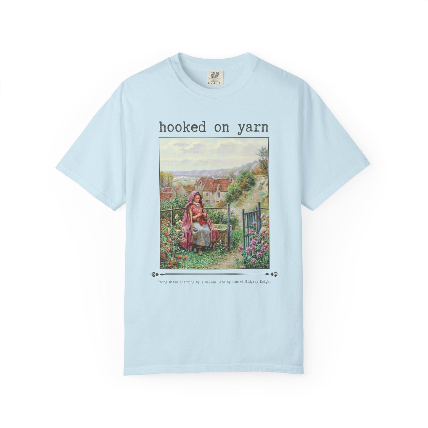 Hooked on Yarn Floral Art History Tee