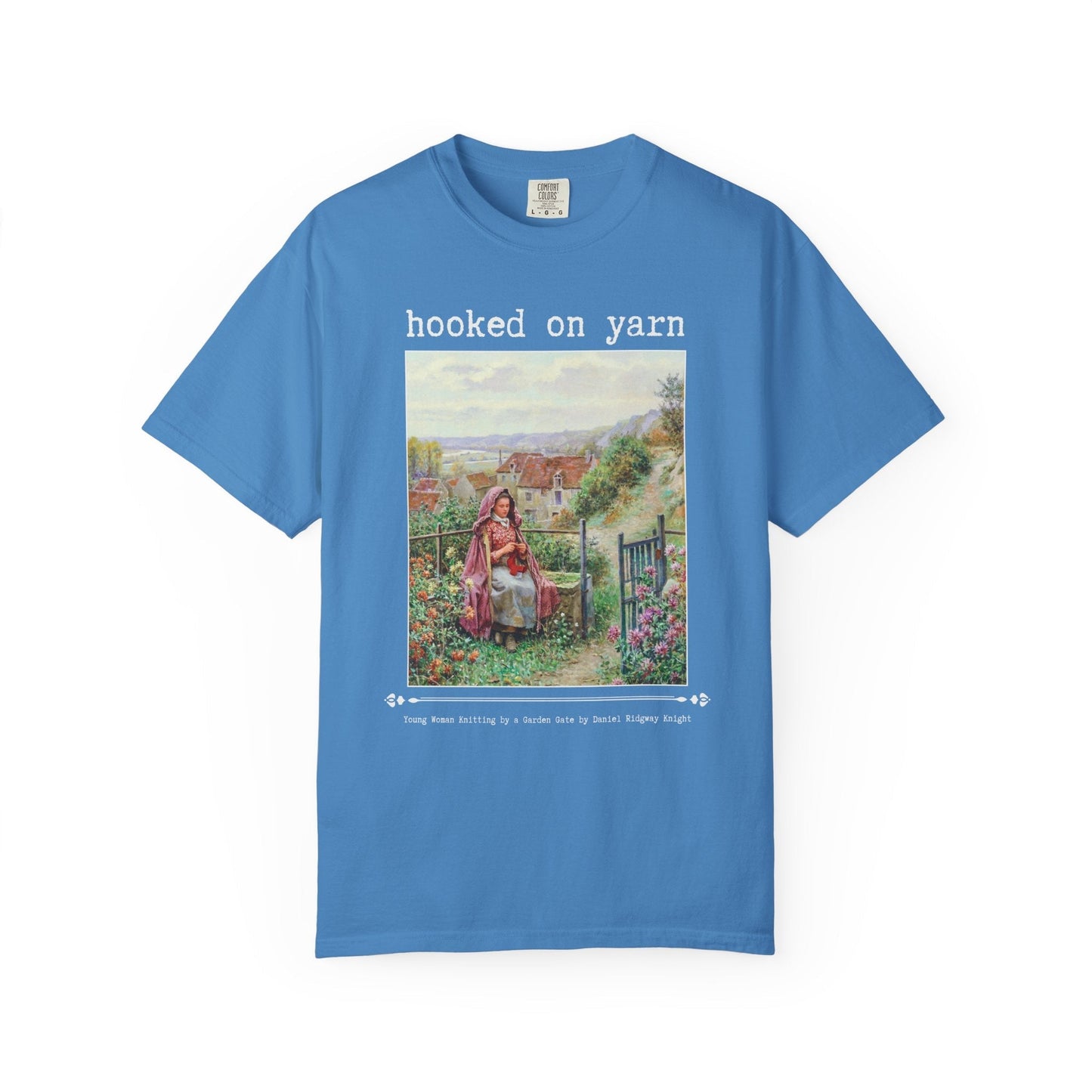 Hooked on Yarn Floral Art History Tee