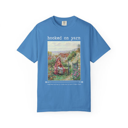 Hooked on Yarn Floral Art History Tee