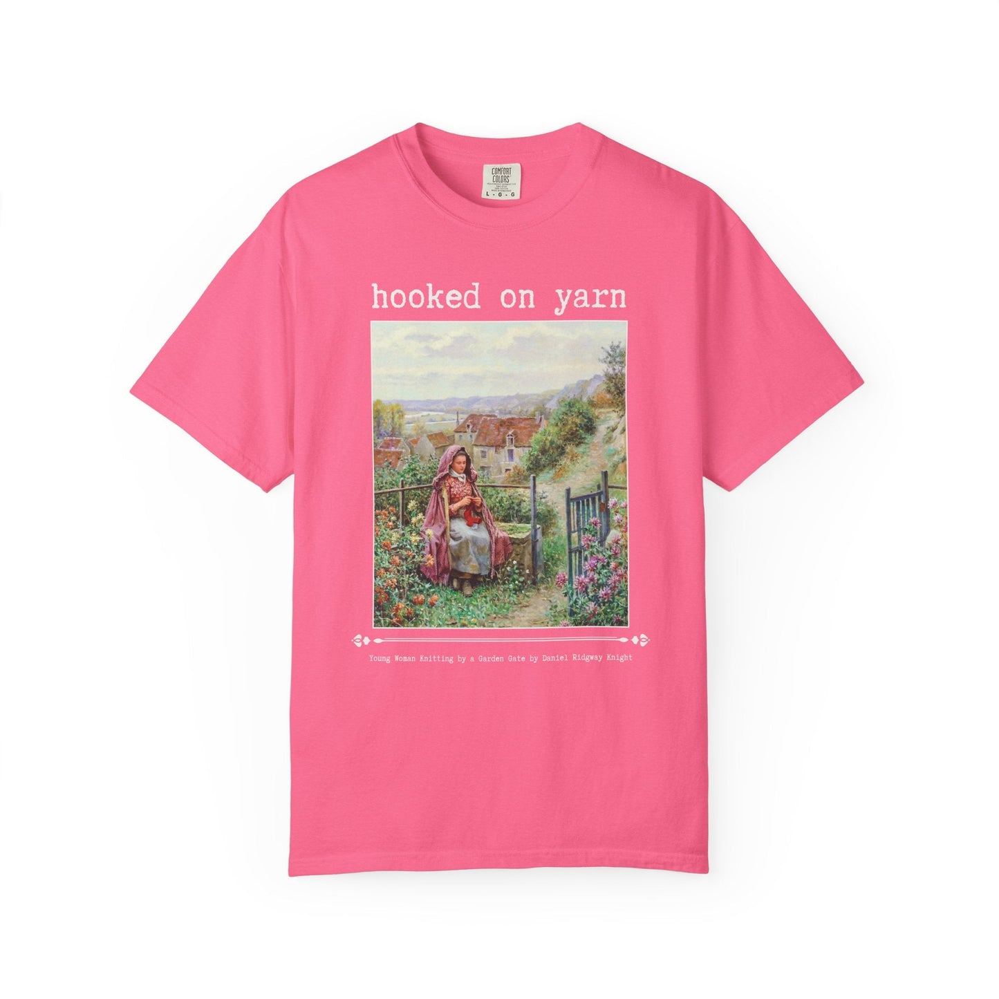 Hooked on Yarn Floral Art History Tee