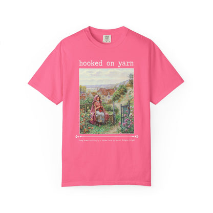 Hooked on Yarn Floral Art History Tee