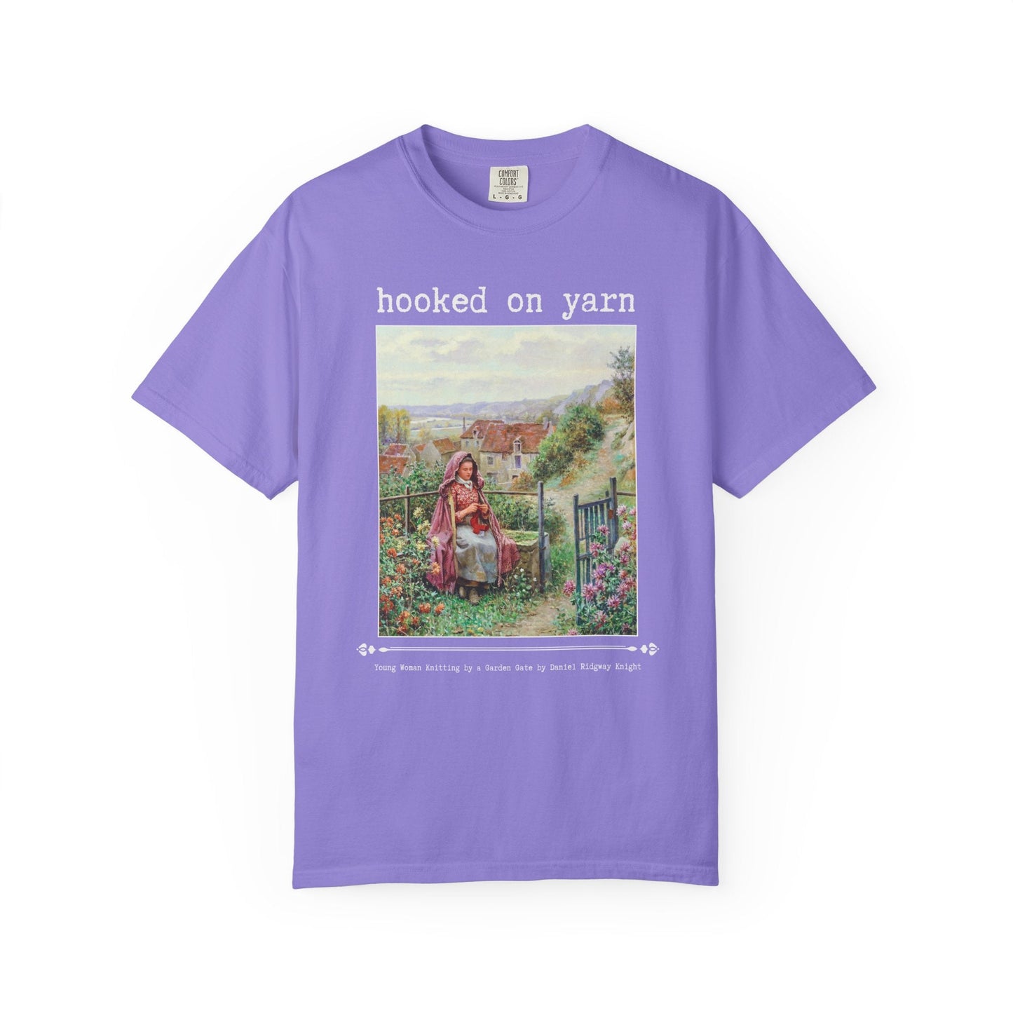 Hooked on Yarn Floral Art History Tee