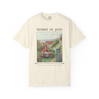 Hooked on Yarn Floral Art History Tee