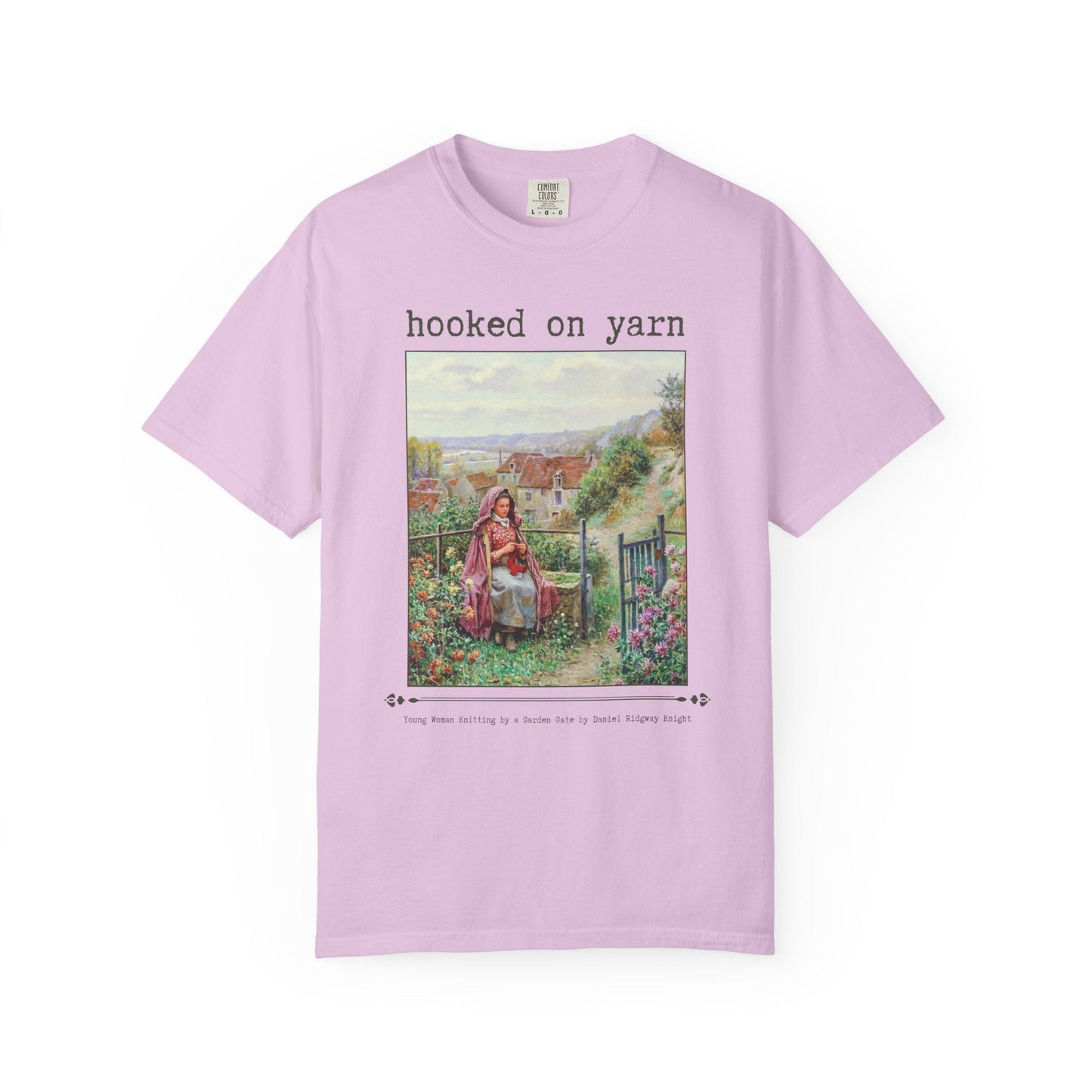 Hooked on Yarn Floral Art History Tee