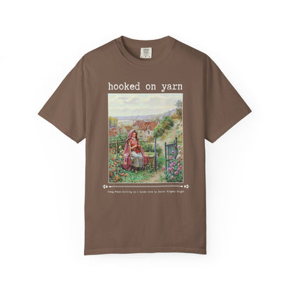 Hooked on Yarn Floral Art History Tee
