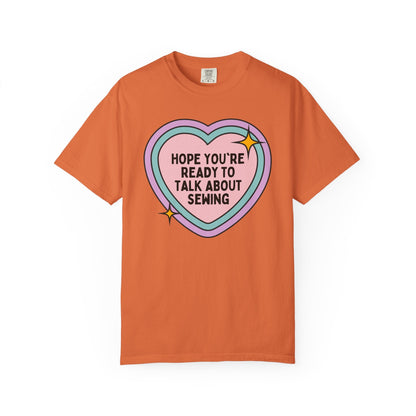 Hope You're Ready to Talk About Sewing