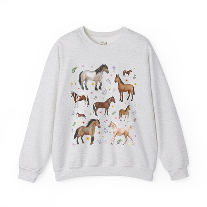 Horse Lover Nineties Throwback Sweatshirt