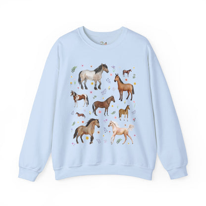 Horse Lover Nineties Throwback Sweatshirt