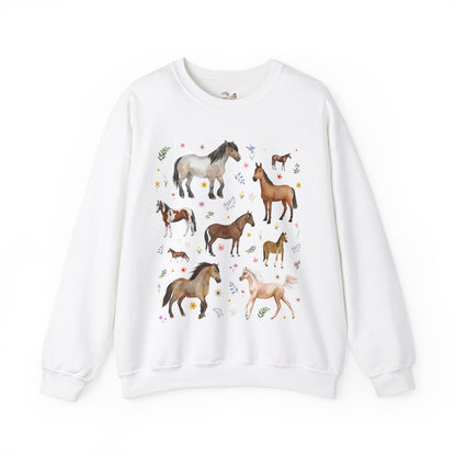 Horse Lover Nineties Throwback Sweatshirt