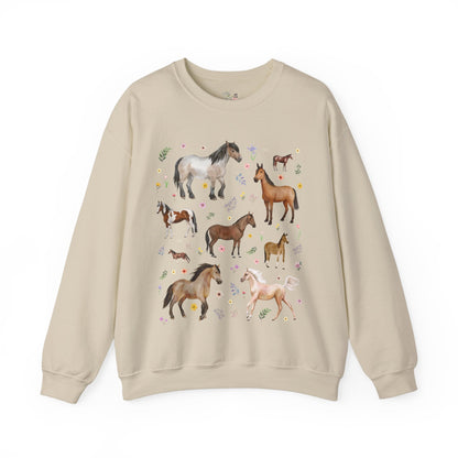 Horse Lover Nineties Throwback Sweatshirt