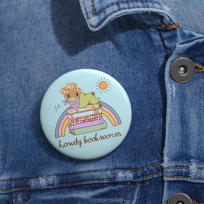 Howdy Bookworm Button