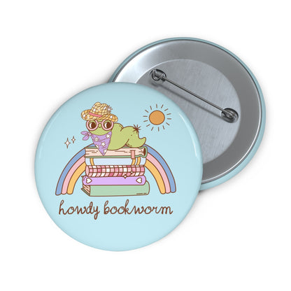 Howdy Bookworm Button