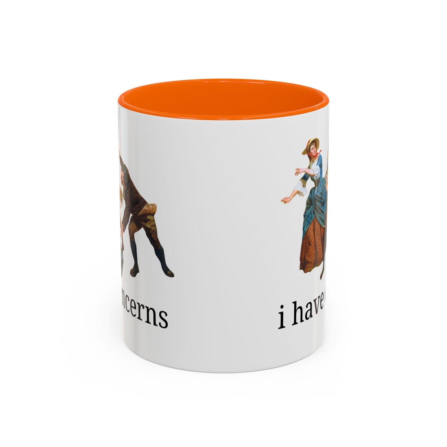 I Have Concerns Art History Coffee Mug: Mrs. Schuyler Burning Her Wheat Fields