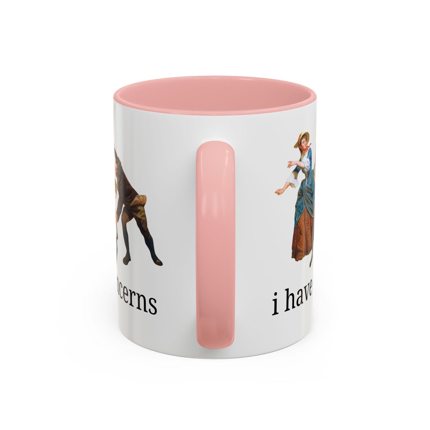 I Have Concerns Art History Coffee Mug: Mrs. Schuyler Burning Her Wheat Fields