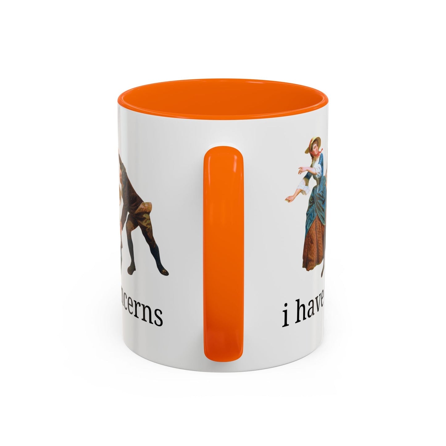 I Have Concerns Art History Coffee Mug: Mrs. Schuyler Burning Her Wheat Fields