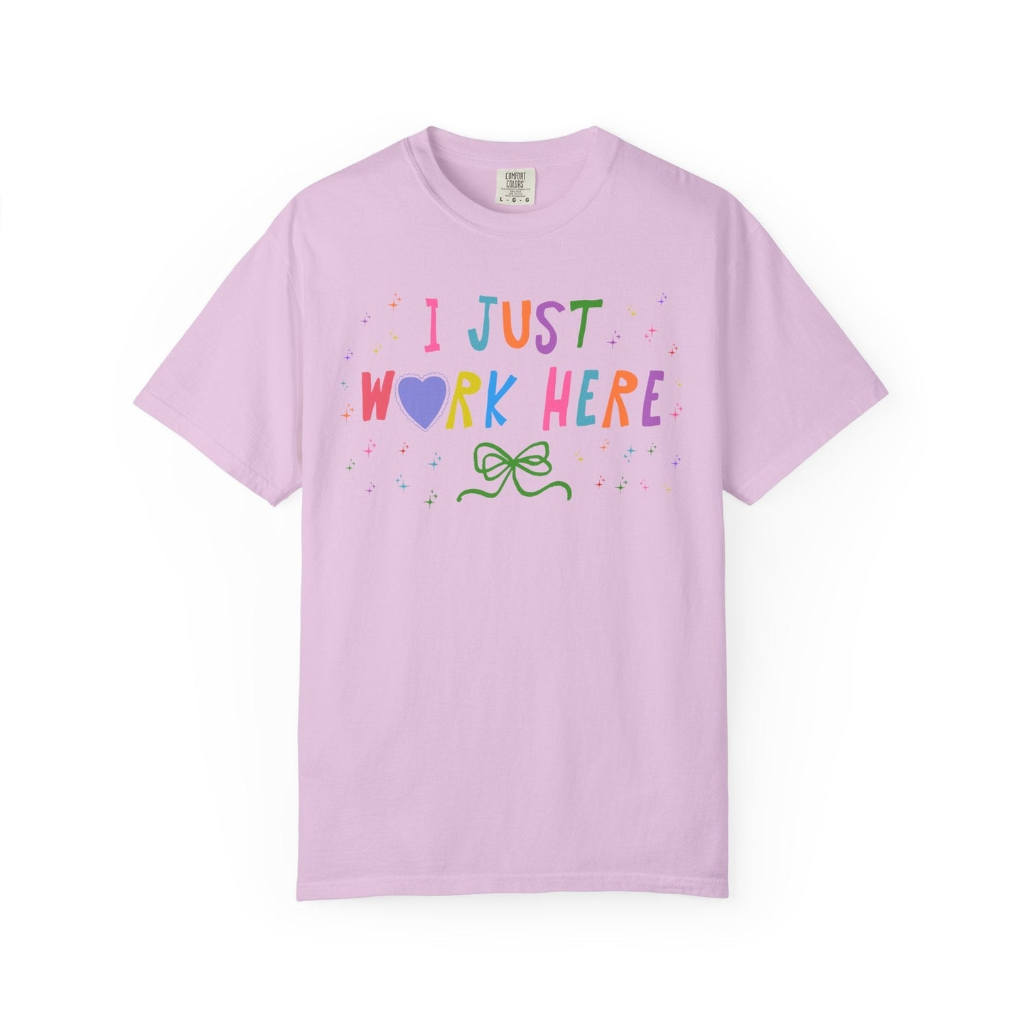I Just Work Here Funny Co-Worker Tee