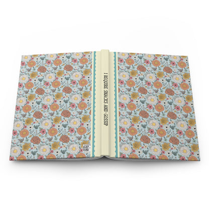 I Require Snacks and Gossip Notebook