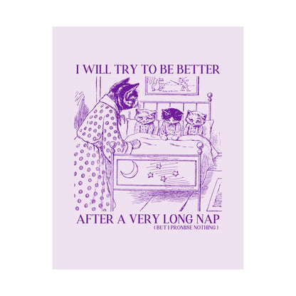 I Will Be Better After a Nap: Poster