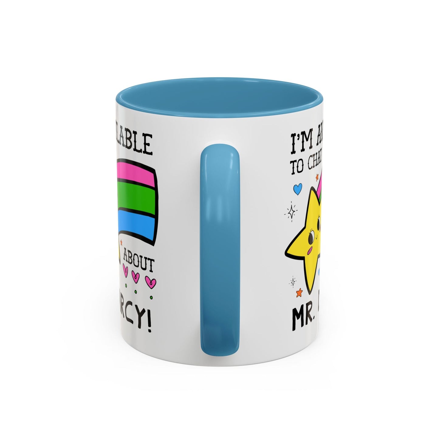 I'm Available to Chat About Mr. Darcy Coffee Mug