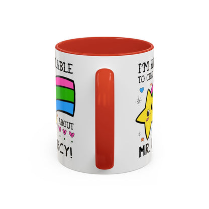 I'm Available to Chat About Mr. Darcy Coffee Mug