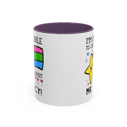 I'm Available to Chat About Mr. Darcy Coffee Mug