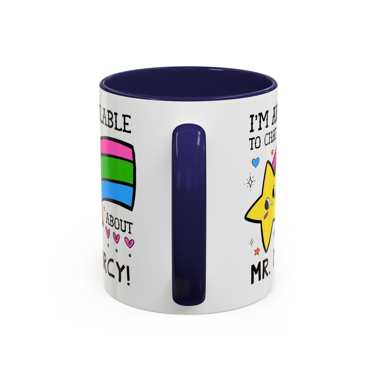 I'm Available to Chat About Mr. Darcy Coffee Mug