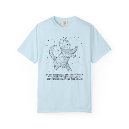 Impressionist Art Slaps Cat Tee