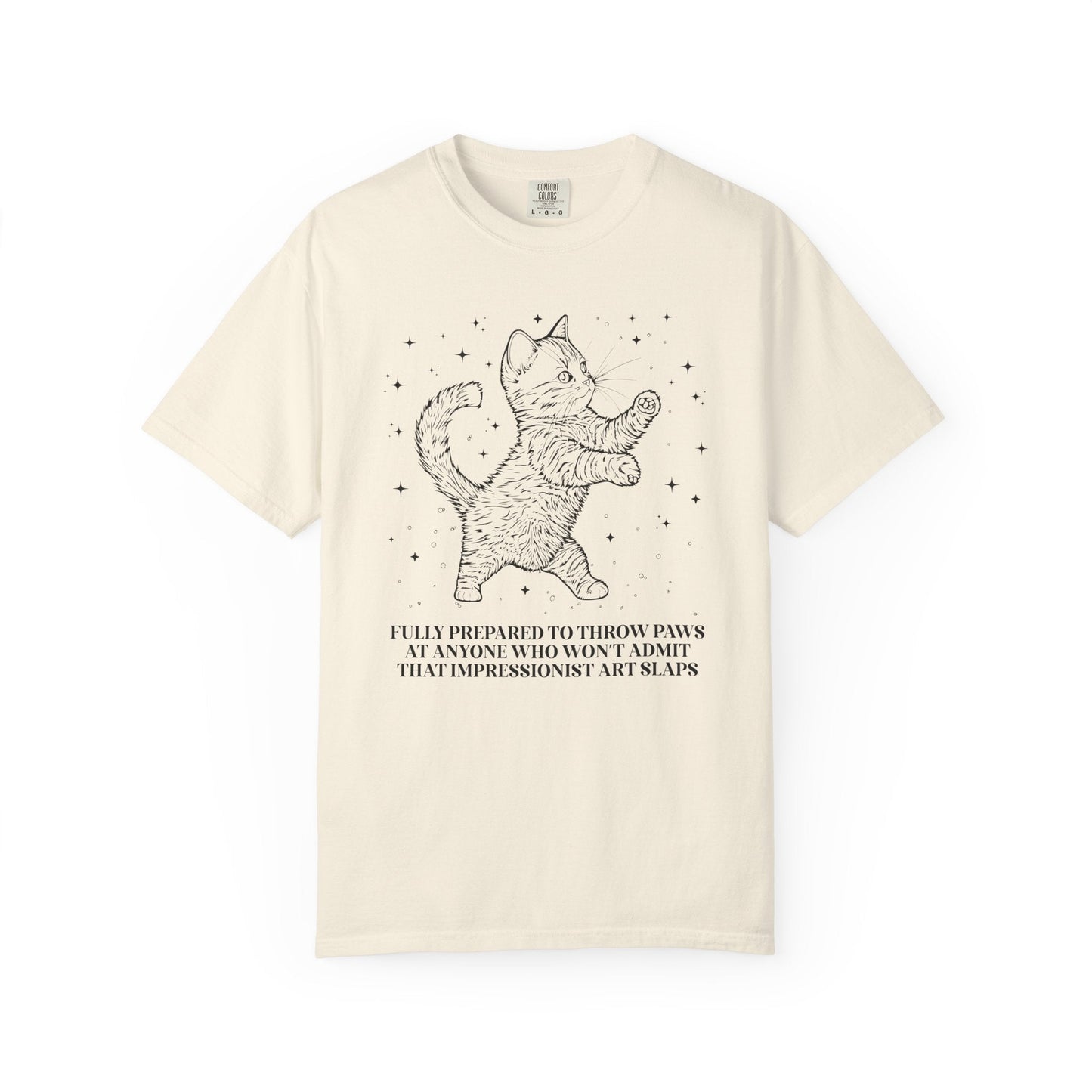 Impressionist Art Slaps Cat Tee