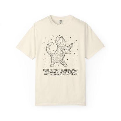 Impressionist Art Slaps Cat Tee