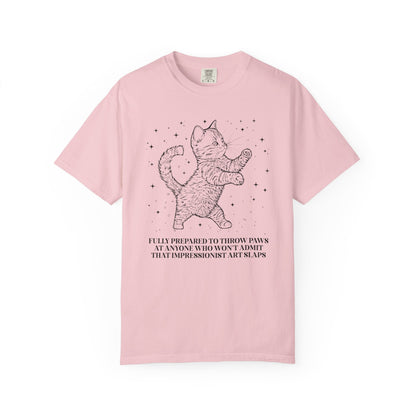 Impressionist Art Slaps Cat Tee