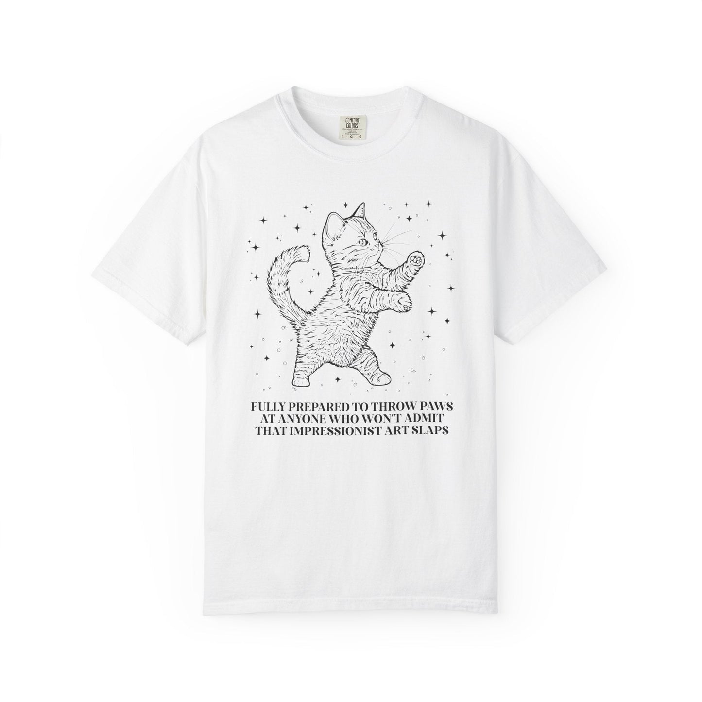 Impressionist Art Slaps Cat Tee