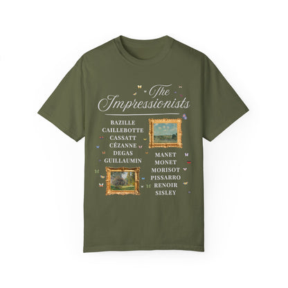 Impressionist Artists Tee Shirt