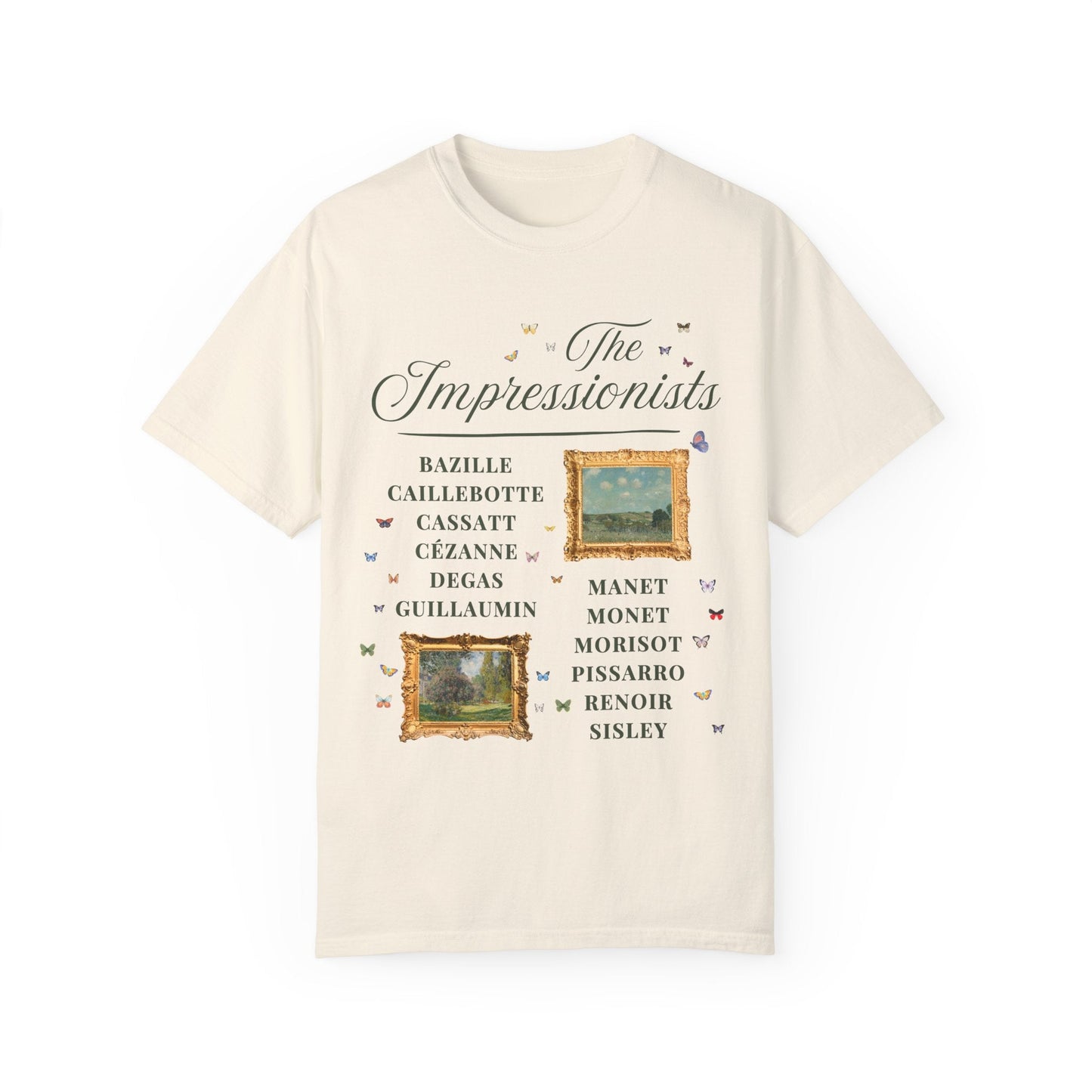 Impressionist Artists Tee Shirt