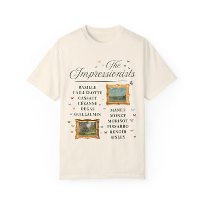 Impressionist Artists Tee Shirt