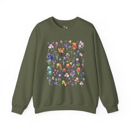 Iris Flower Sweatshirt