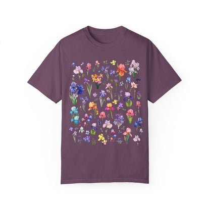 Iris Flower Tee Shirt