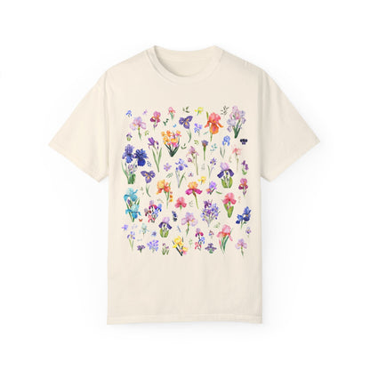 Iris Flower Tee Shirt