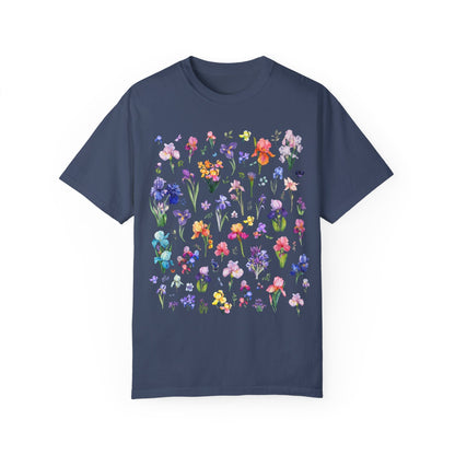 Iris Flower Tee Shirt
