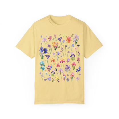 Iris Flower Tee Shirt