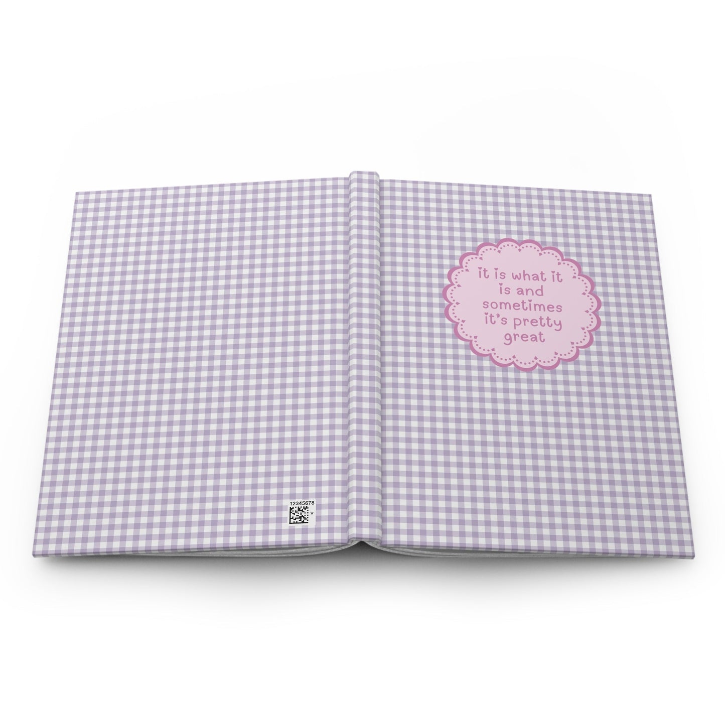 It Is What It Is: Purple Gingham