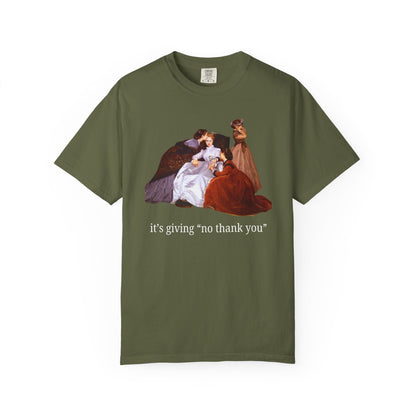 It's Giving "No Thank You" Art History Tee