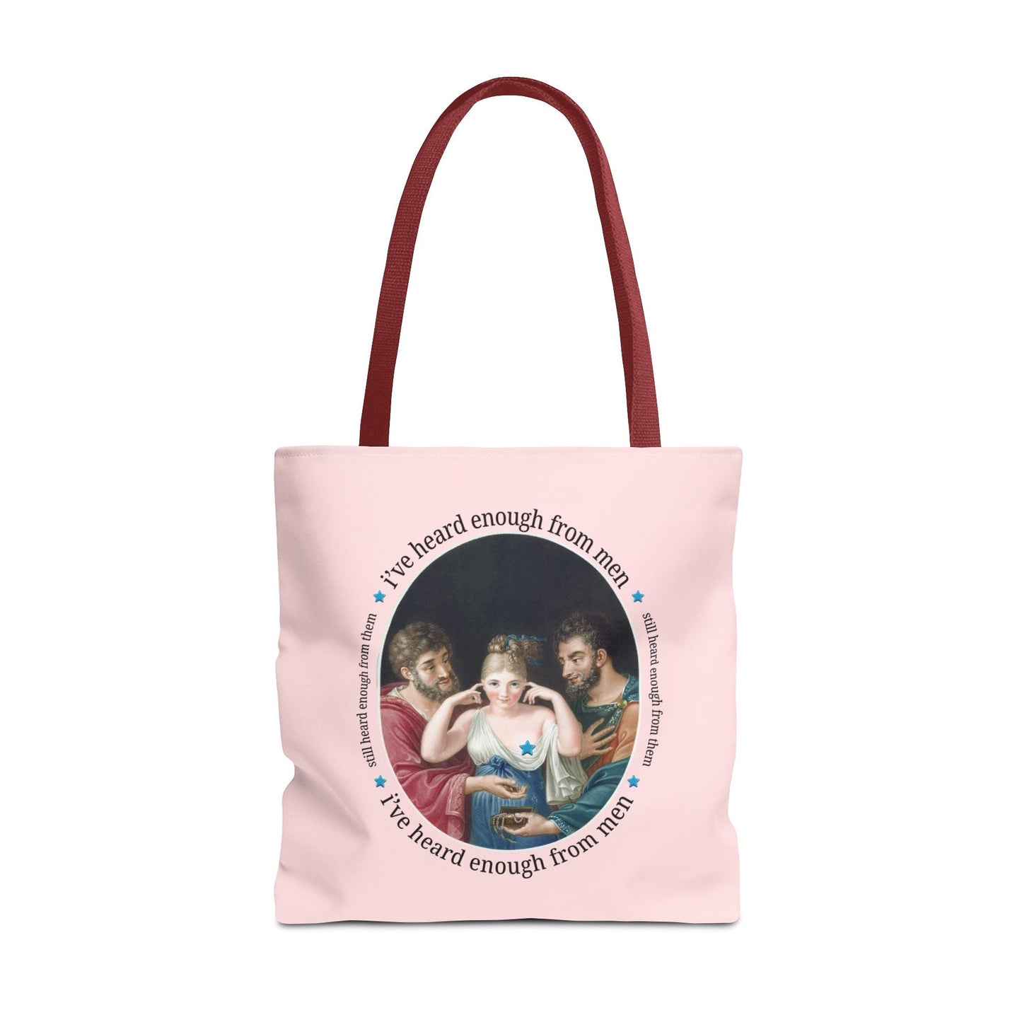 I've Heard Enough From Men Feminist Art History Tote Bag