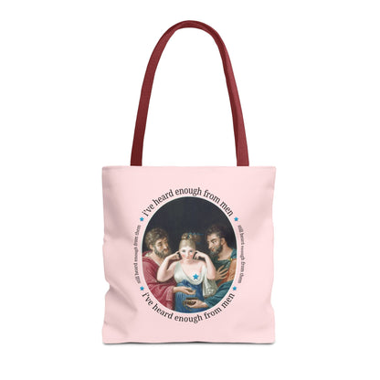 I've Heard Enough From Men Feminist Art History Tote Bag