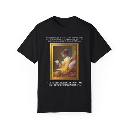 Jane Austen + JH Fragonard Reading Tee