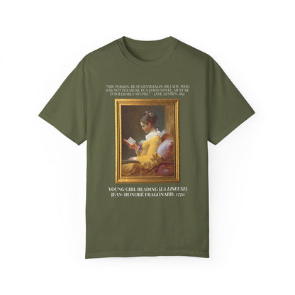Jane Austen + JH Fragonard Reading Tee