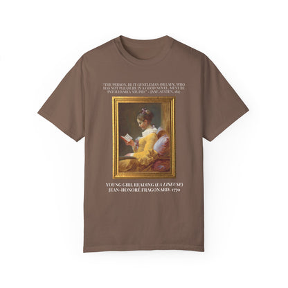 Jane Austen + JH Fragonard Reading Tee
