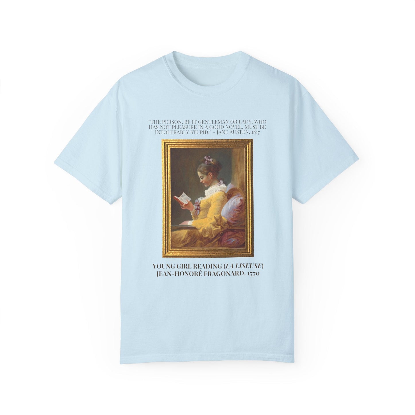 Jane Austen + JH Fragonard Reading Tee