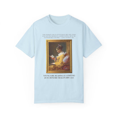 Jane Austen + JH Fragonard Reading Tee